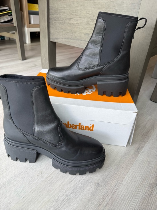 Timberland Shoes - Timberland Black Everleigh Chelsea Ankle Boots